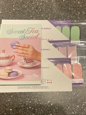 Color Street Sweet Tea Social: Pistachio Gelato, Pinkies Up, Pretty Please